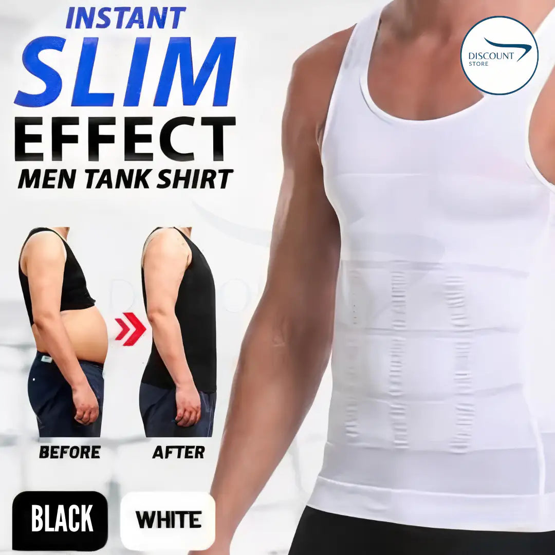 Men’s Slimming Body Shaper Vest – Hide Belly Fat, Improve Posture & Get Instant Slim Look