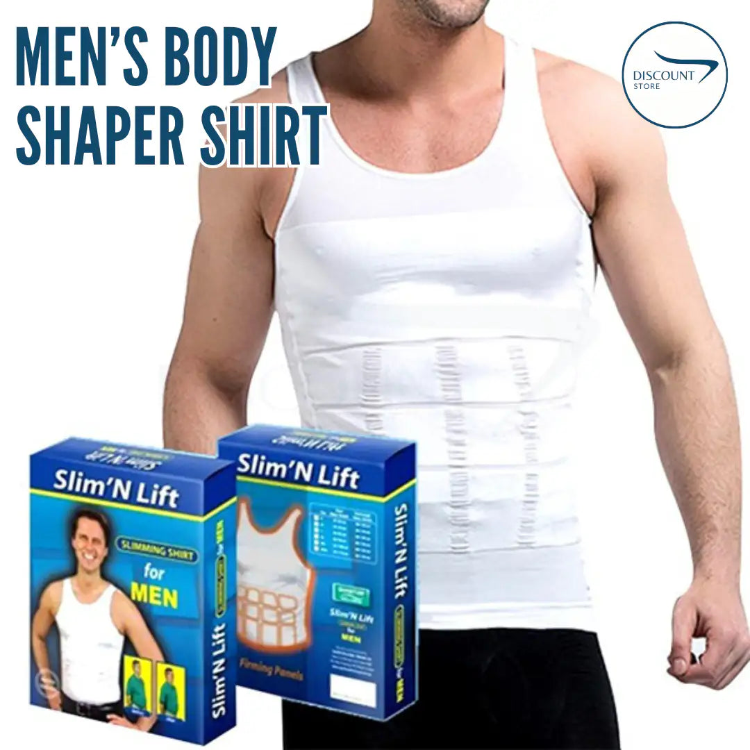 Men’s Slimming Body Shaper Vest – Hide Belly Fat, Improve Posture & Get Instant Slim Look