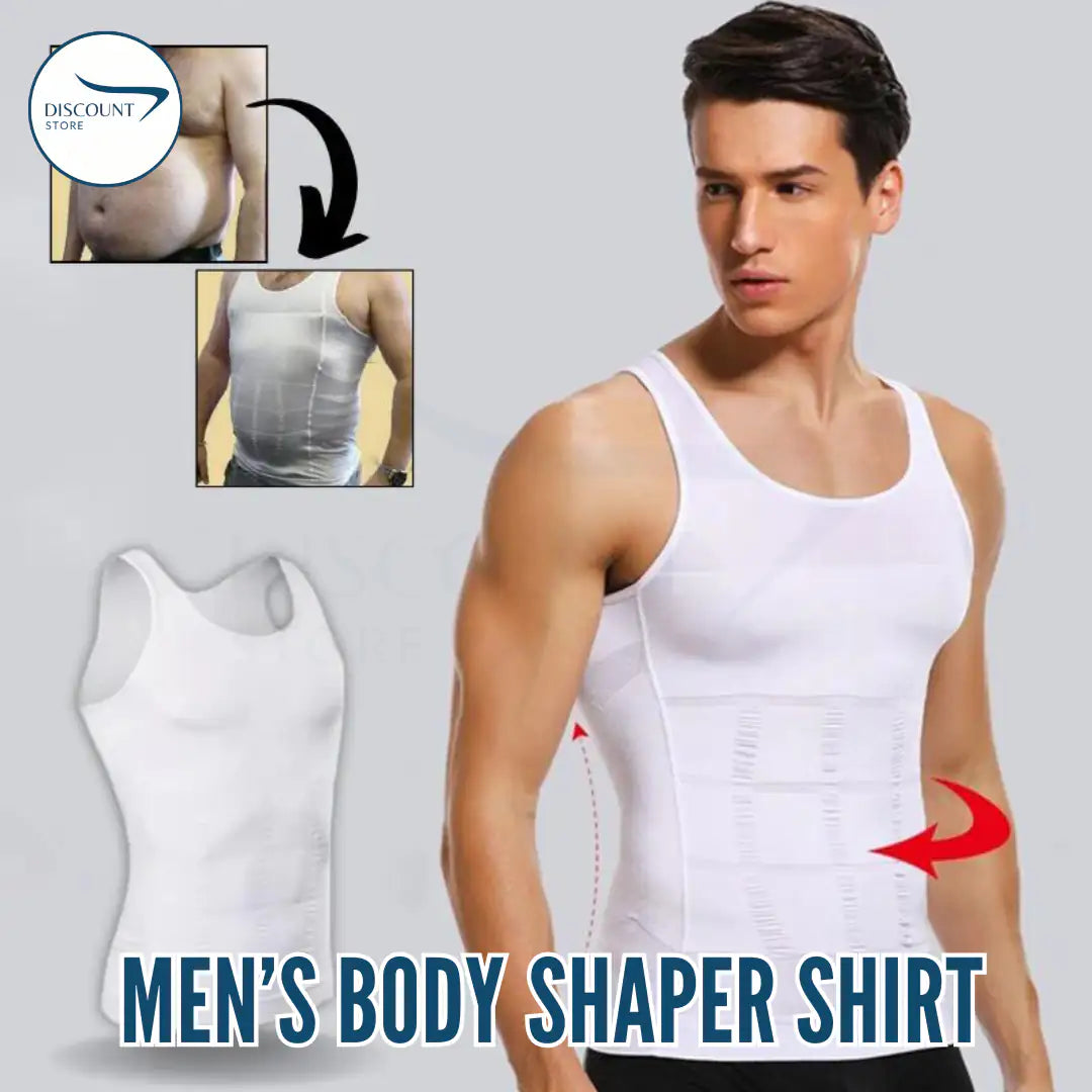 Men’s Slimming Body Shaper Vest – Hide Belly Fat, Improve Posture & Get Instant Slim Look