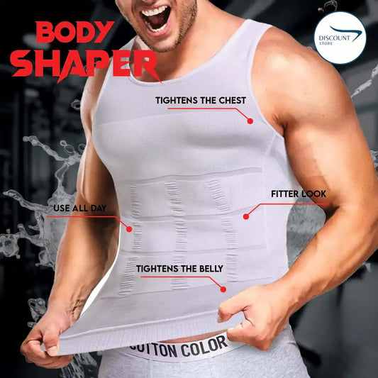 Men’s Slimming Body Shaper Vest – Hide Belly Fat, Improve Posture & Get Instant Slim Look