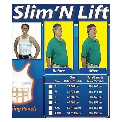Men’s Slimming Body Shaper Vest – Hide Belly Fat, Improve Posture & Get Instant Slim Look